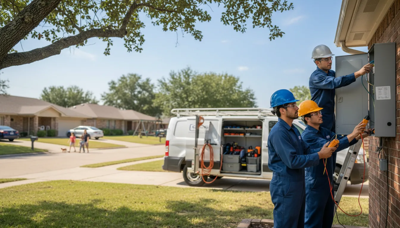 Certified electrician providing emergency electrical services in Tuscaloosa, AL